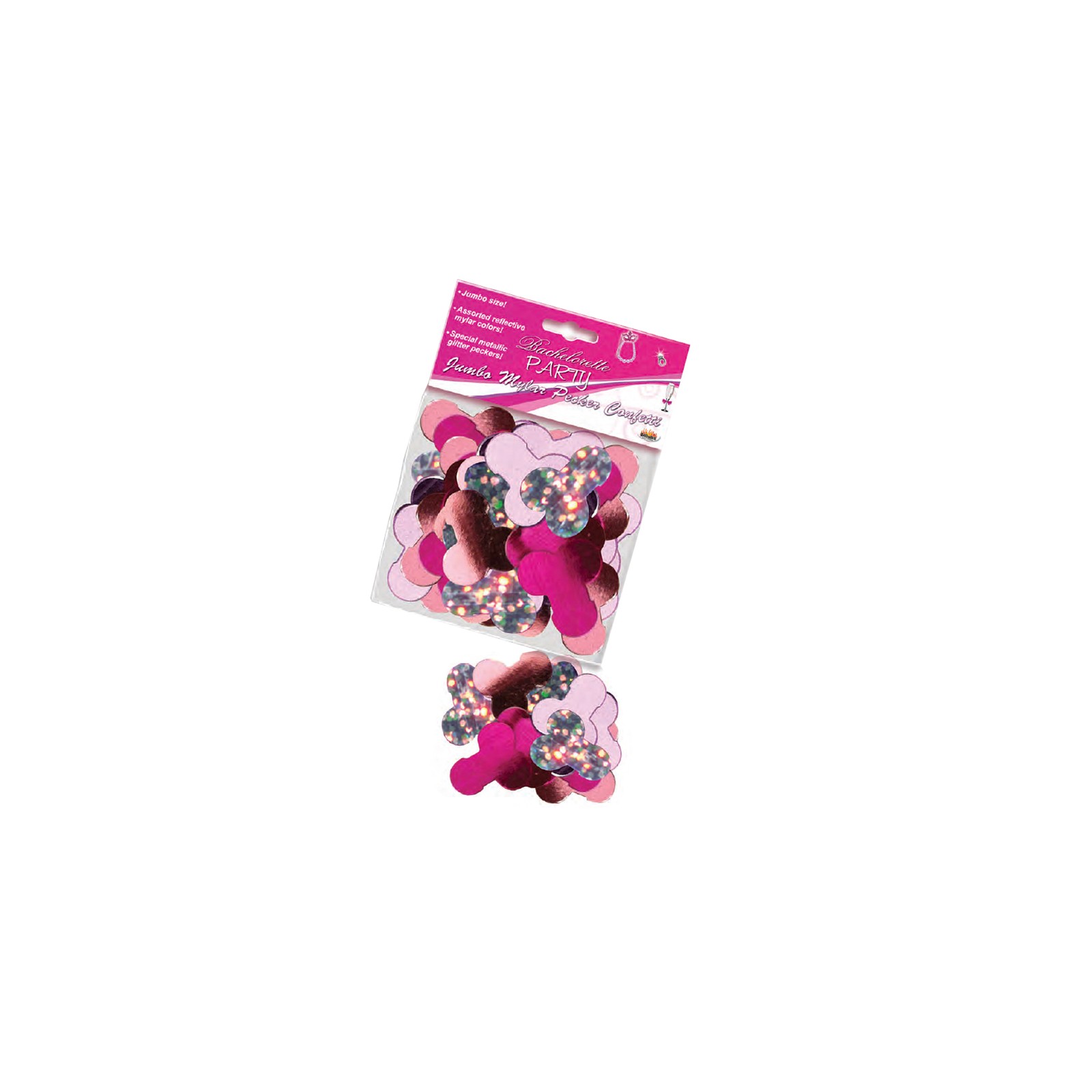 Jumbo Mylar Pecker Party Confetti - Fun for Parties