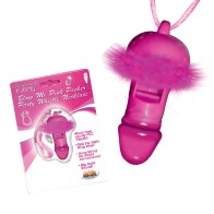 Divertido Collar de Silbato Pecker Rosa Blow Me