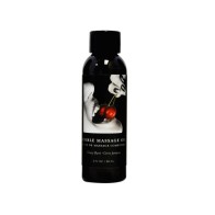 Aceite de Masaje Comestible de Cereza Earthly Body 2oz