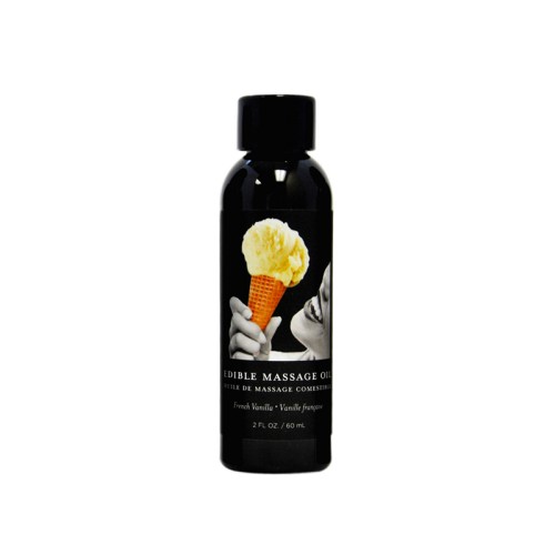 Aceite de Masaje Comestible Earthly Body Vainilla 2oz