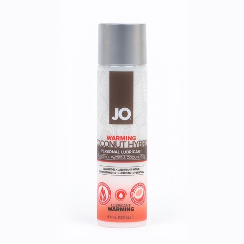 Lubricante Híbrido Templado de Coco JO 4oz para Placer