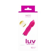 VeDO Luv Mini Vibe Rosa para Usar en Cama - Estimulador Clitorial