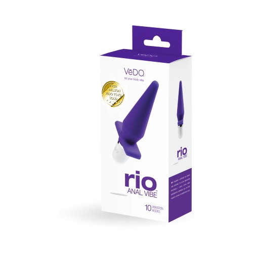 VeDO Rio Anal Vibrator Indigo