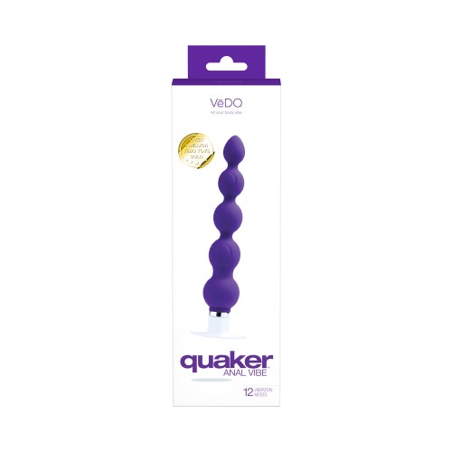 VeDO Quaker Anal Vibe Into You Indigo