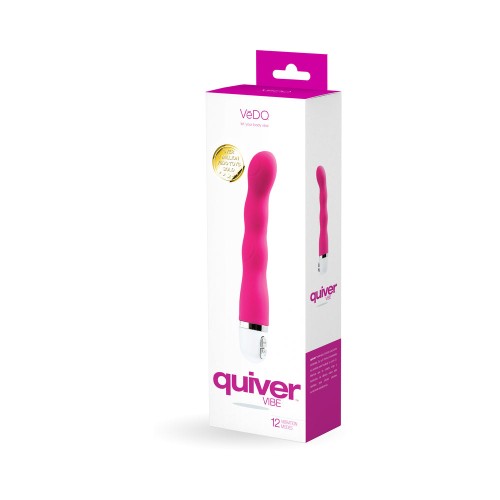 VeDO Quiver Mini Vibe Hot In Bed Pink