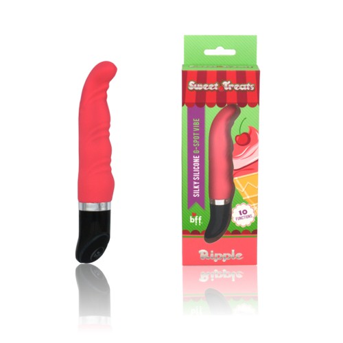 Vibrador Sili G Ripple Rosa BFF Sweet Treats