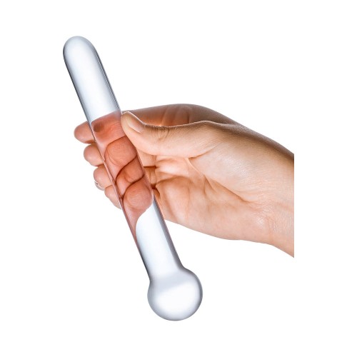 Dildo Recto de Vidrio de 7 in.