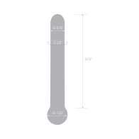 Dildo Recto de Vidrio de 7 in.