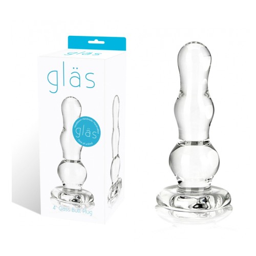 Glas 4 in. Plug Anal de Vidrio