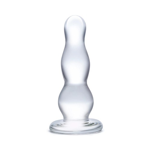 Glas 4 in. Glass Butt Plug