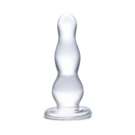 Glas 4 in. Glass Butt Plug