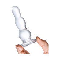 Glas 4 in. Glass Butt Plug