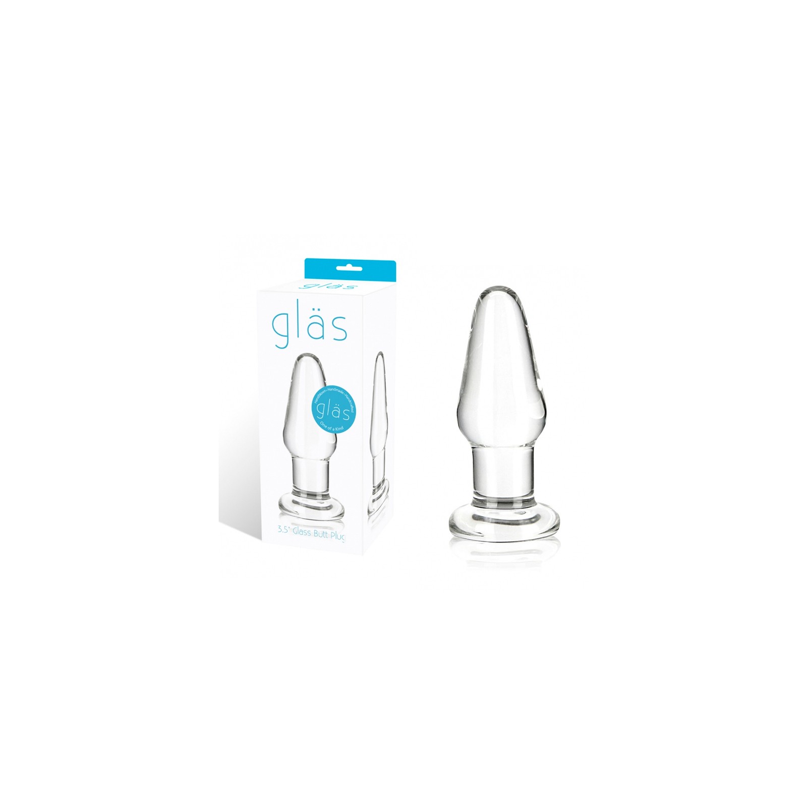 Glas 3.5 in. Glass Butt Plug