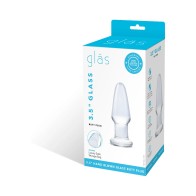 Glas 3.5 in. Glass Butt Plug