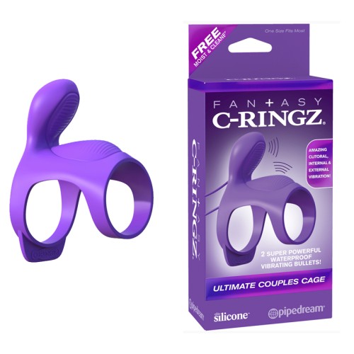 Pipedream C-Ringz Vibrating Couples Cock Sheath for Pleasure