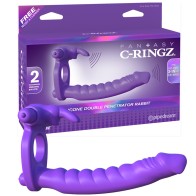 Pipedream Fantasy C-Ringz Double Penetrator Cockring - Ultimate Stimulation