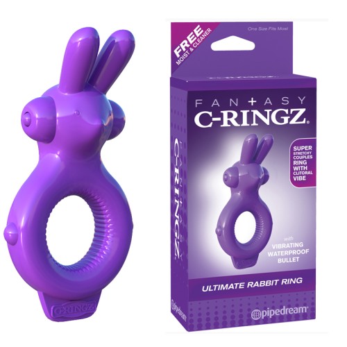 Pipedream Fantasy C-Ringz Vibrating Ultimate Rabbit Ring