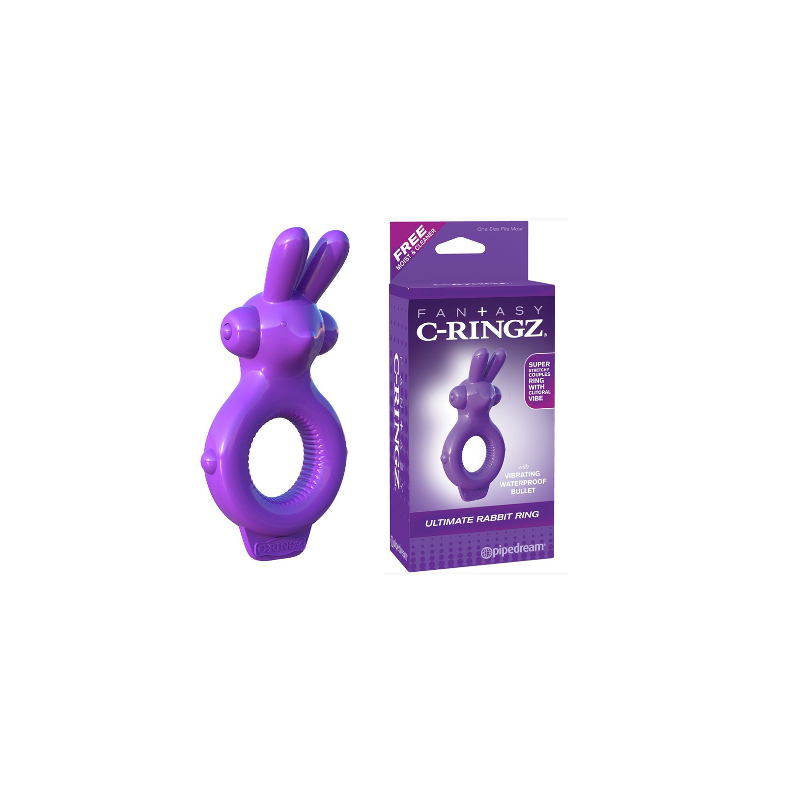 Pipedream Fantasy C-Ringz Vibrating Ultimate Rabbit Ring