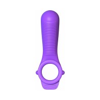 C-Ringz Pipedream Fantasy Anillo de Control Remoto Vibrante Ride N Glide Morado