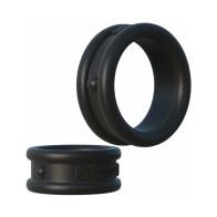 Pipedream Fantasy C-Ringz Silicone Rings 2-Piece Set Black