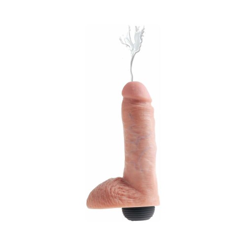 Dildo Realista Pipedream King Cock de 8 in. que Eyacula Beige