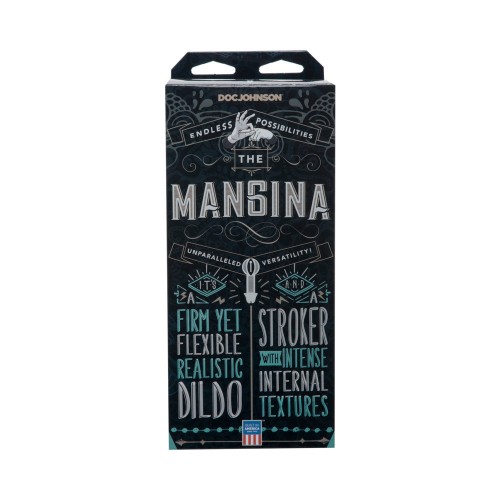 The Mangina Vanilla Dildo and Stroker