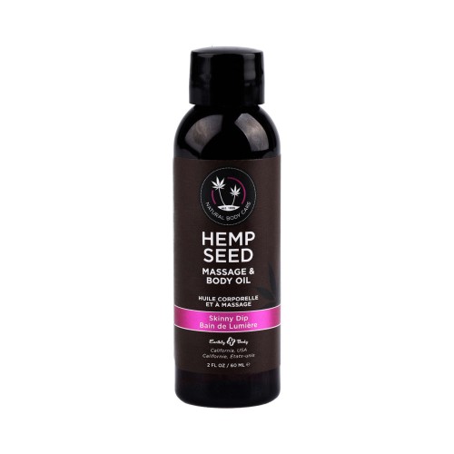 Earthly Body Hemp Seed Massage Oil Gift Set