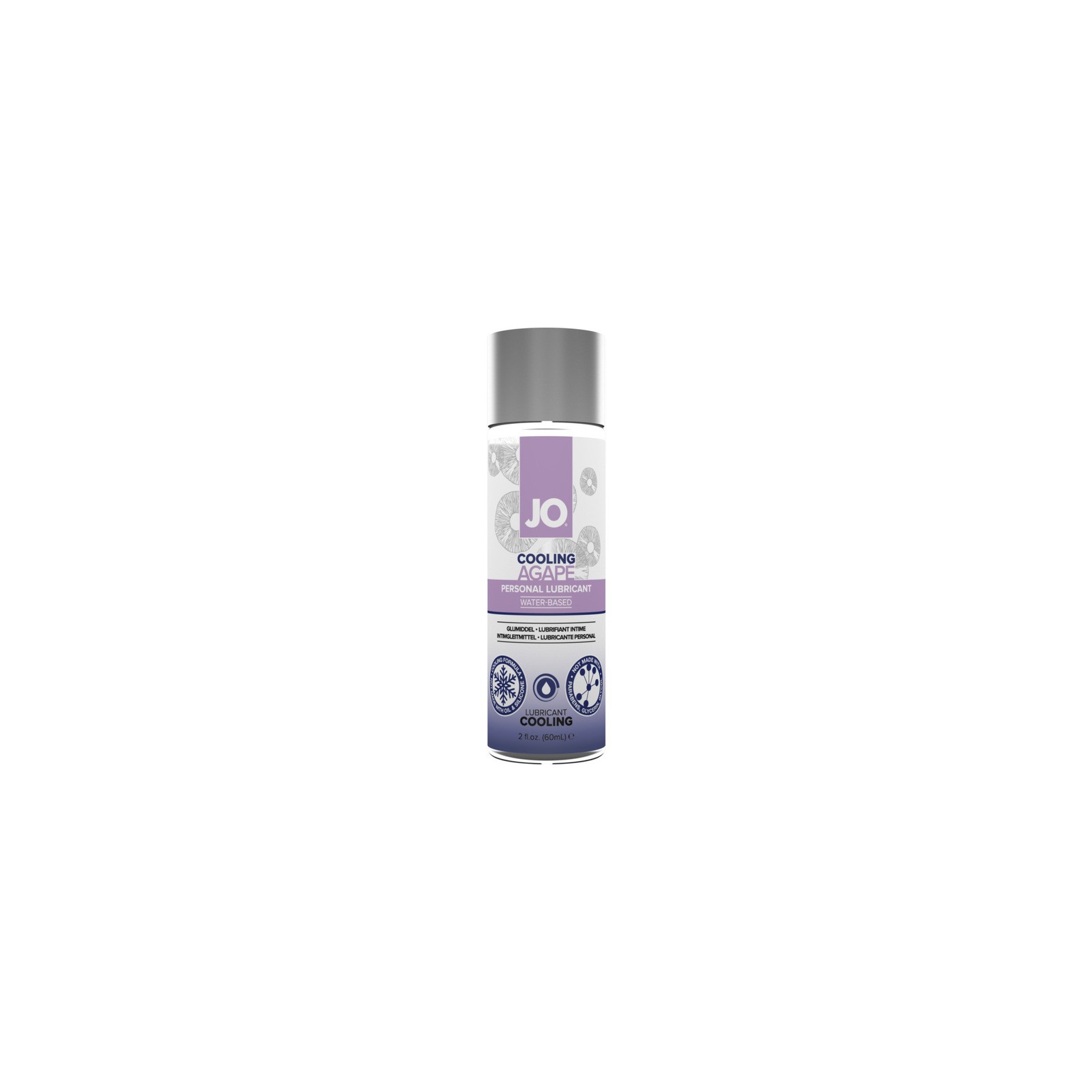 JO Agape Lubricante en Base Agua Refrescante 2 oz.