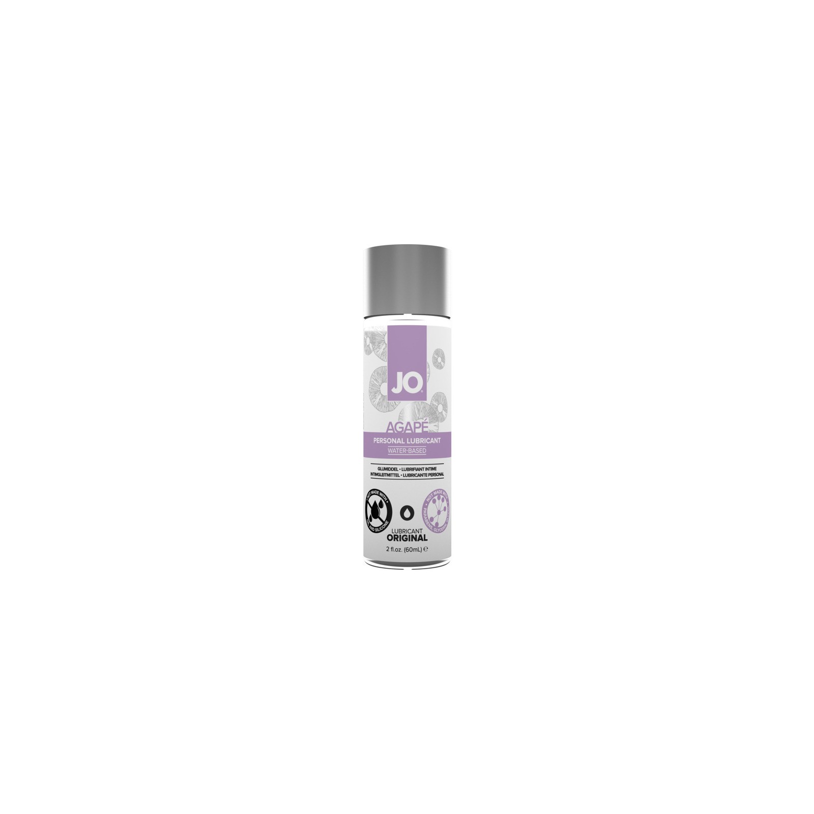 JO Agape Original Water-Based Lubricant 2 oz.