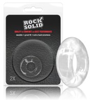 Rock Solid The Donut 2X Clear - Cock Ring