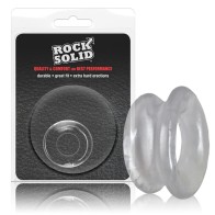 Rock Solid Convex Clear C Ring for Men