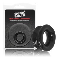 Anillo Convexo Negro Rock Solid - Ajuste Ceñido