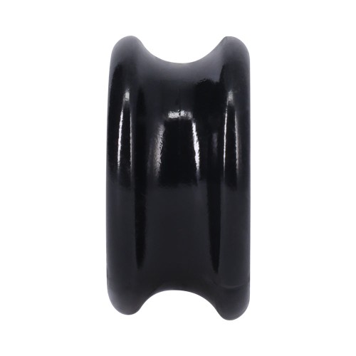 Anillo Convexo Negro Rock Solid - Ajuste Ceñido