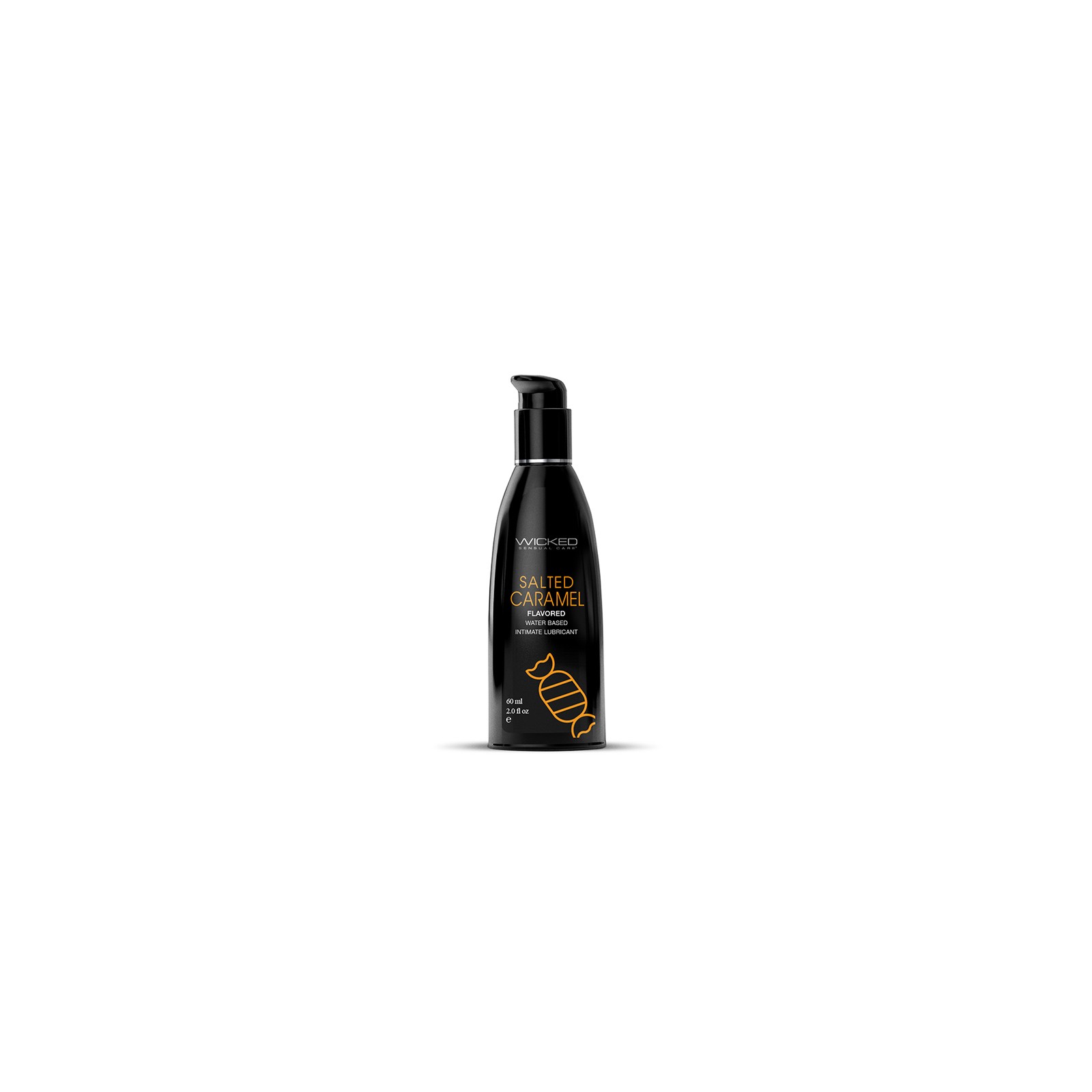 Lubricante a Base de Agua Wicked Aqua Sabor Caramelo Salado 2 oz.