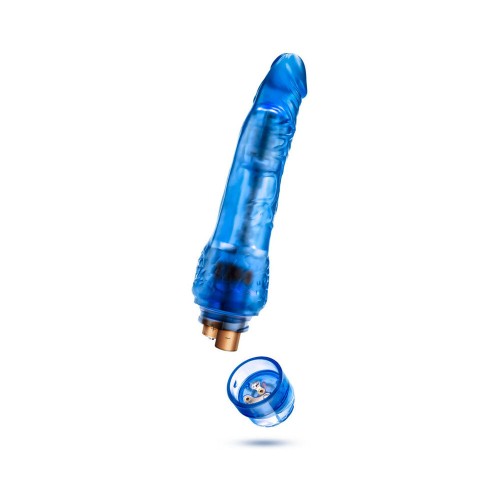 B Yours Vibe 7 Realistic Vibrating Dildo Blue