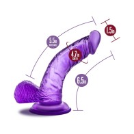 B Yours Sweet 'n Hard 8 Realistic Dildo Purple