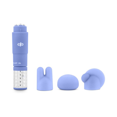 Rose Revitalize Massage Kit with Mini Vibrator and Silicone Attachments