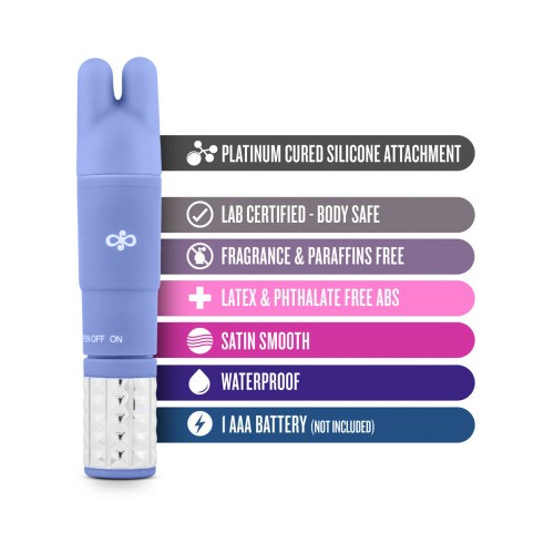 Rose Revitalize Massage Kit with Mini Vibrator and Silicone Attachments