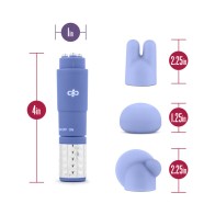 Rose Revitalize Massage Kit with Mini Vibrator and Silicone Attachments