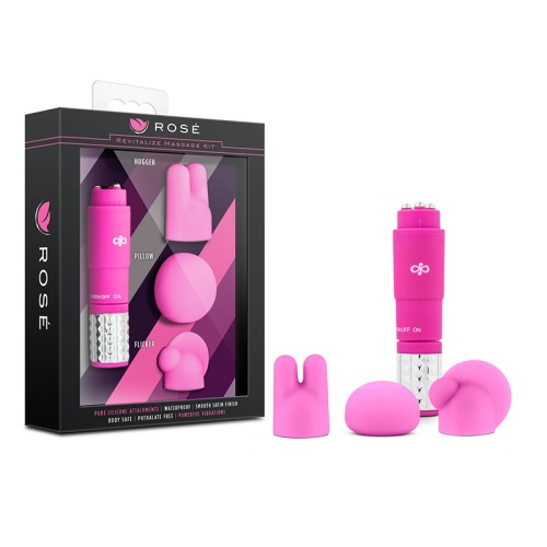 Rose Revitalize Massage Kit with Mini Vibrator