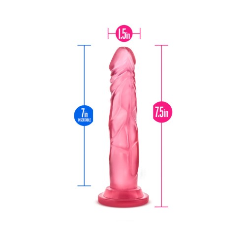 B Yours Sweet 'n Hard 5 Realistic 7.5 in. Dildo Pink