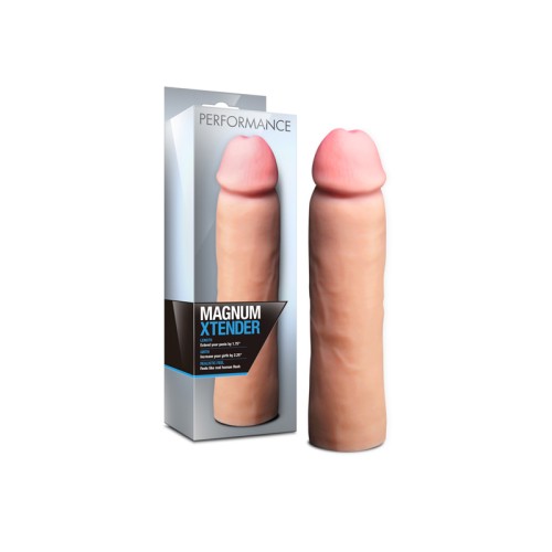 Manga Extensora Penis Magnum de Rendimiento Beige