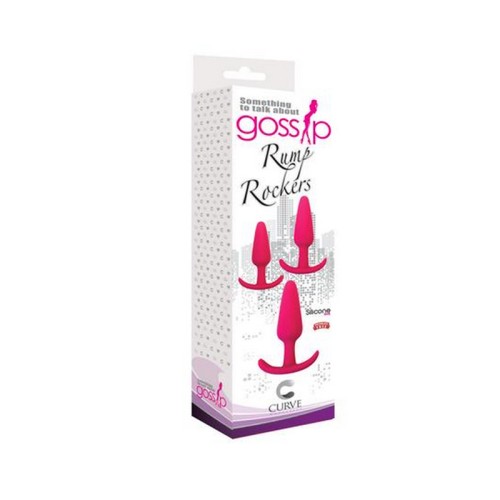 Kit de 3 Piezas de Tapones Anales Gossip Rump Rockers