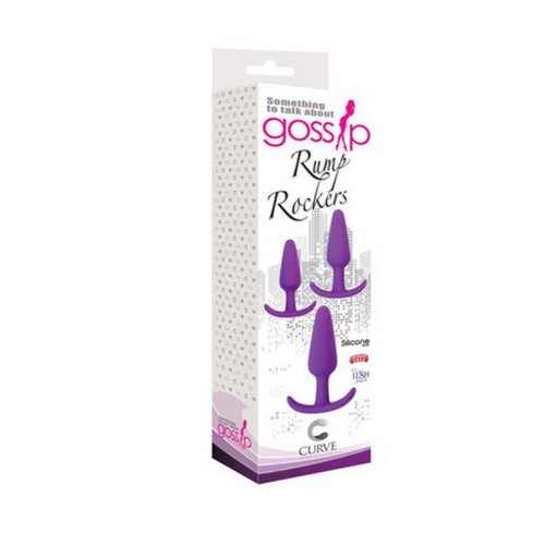 Juego de Plugs Anal de Silicona Gossip Rump Rockers