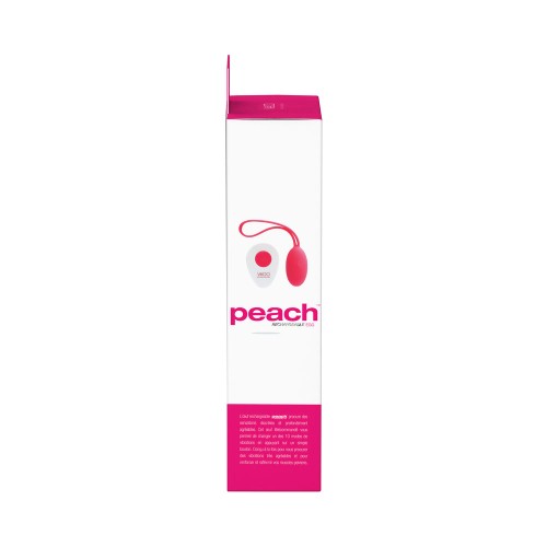 VeDO Peach Rechargeable Egg Vibe for Sensational Pleasure