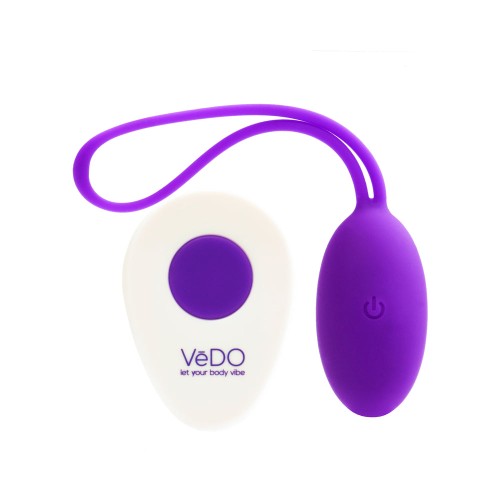 VeDO Peach Rechargeable Egg Vibe - Discreet and Powerful