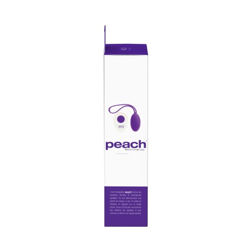 VeDO Peach Huevo Vibrador Recargable - Discreto y Potente