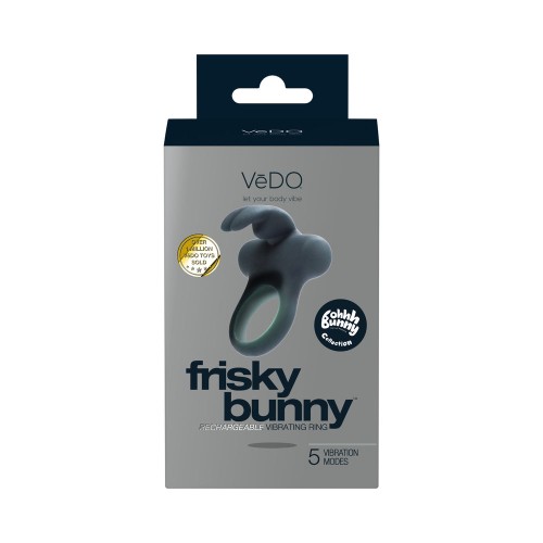 VeDO Frisky Bunny Rechargeable Vibrating Ring - Enhance Intimacy