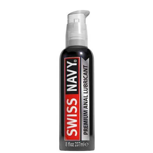 Lubricante Anal de Silicona Premium Swiss Navy 8 oz.