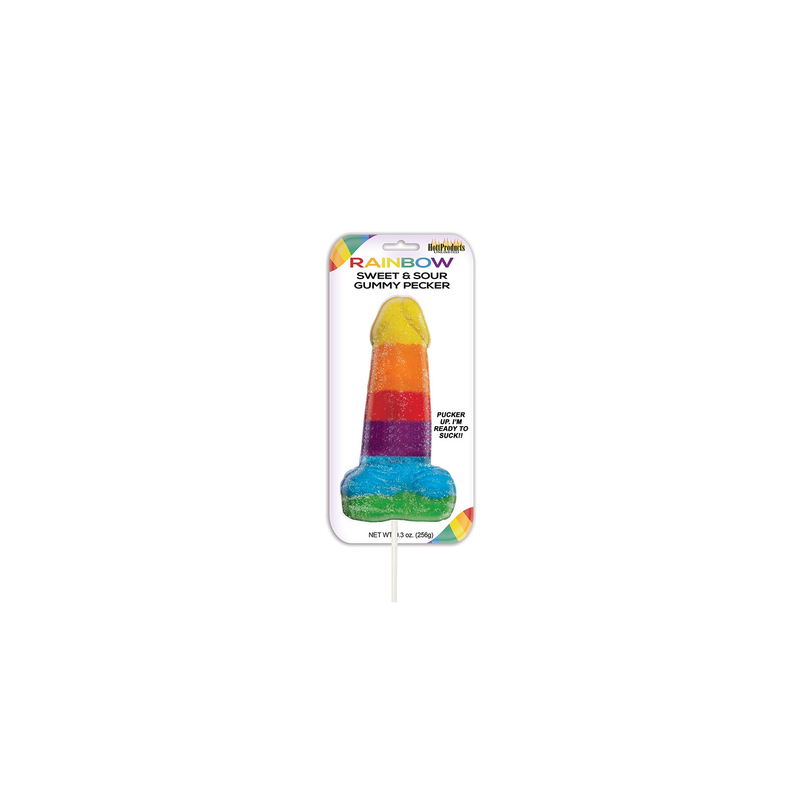 Sweet & Sour Jumbo Gummy Cock Pop